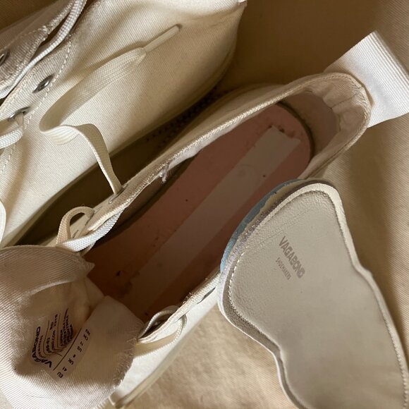Vagabond Canvas and Leather Platform Sneakers Size 11 - Picture 9 of 10